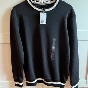 Crew neck cotton sweater